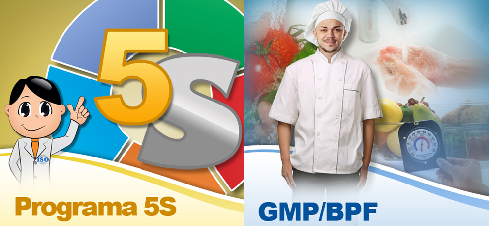 Anuncio de evento sobre 5S e GMP: Eventials