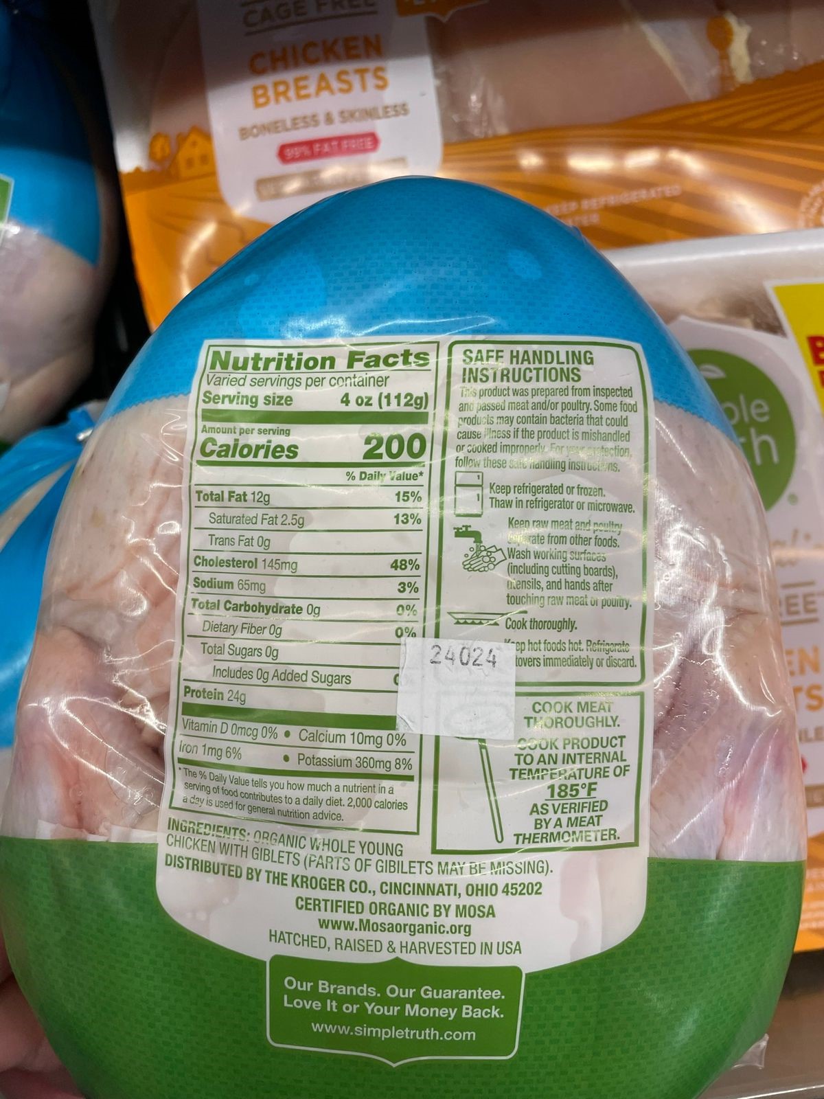 Painel secundário rótulo EUA